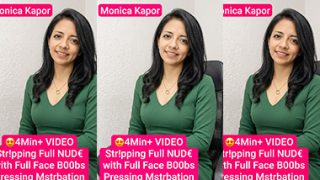 Monika Kapoor Live Stripping Full Nude Boobs Pressing Masterbation Trending MMS