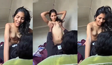 Dusky Sexy College Girl Riding On Boyfriend Leaked Mms