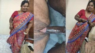 Desi Telugu Old Maid Fucked by Owner