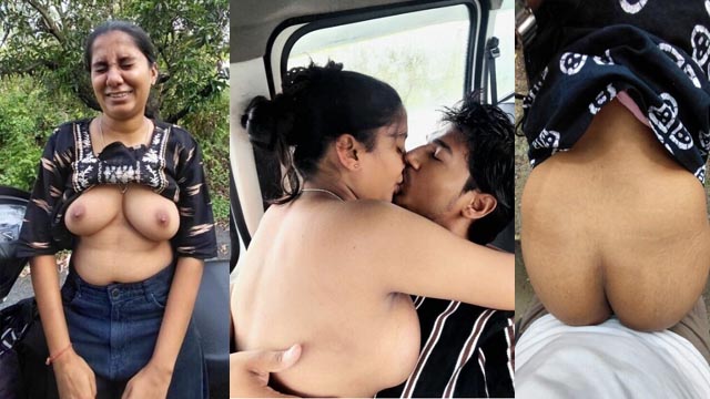 Horny indian Girl Romance Fucking Inside Car Mms